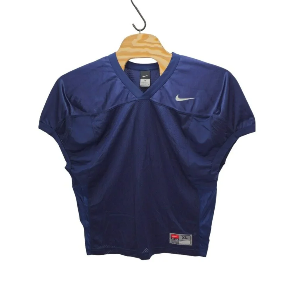 Nike Jersey VTG Navy Blue Practice Football Men's XL Authentic Official On Field